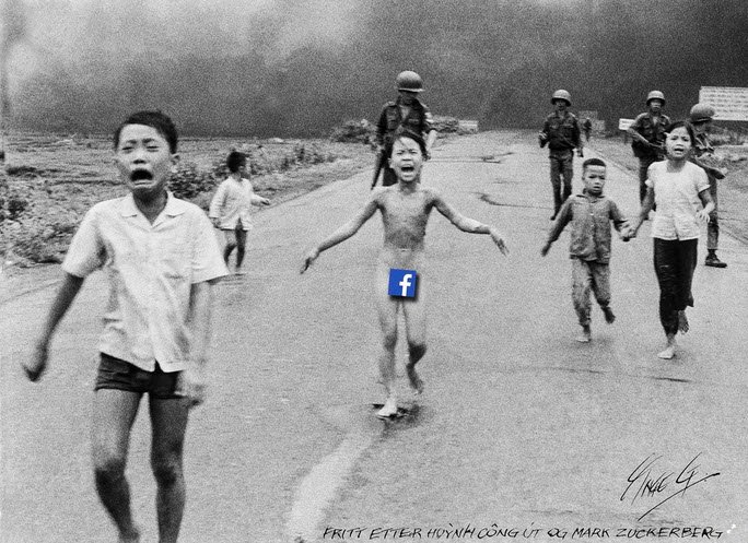 Napalm Girl oder Facebook die Weltgeschichte sieht